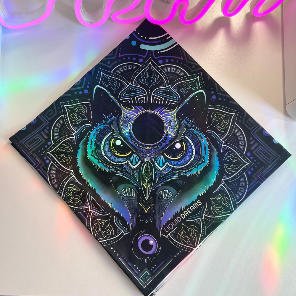 Liquid Dreams Festival Owl Bandana / Mask
